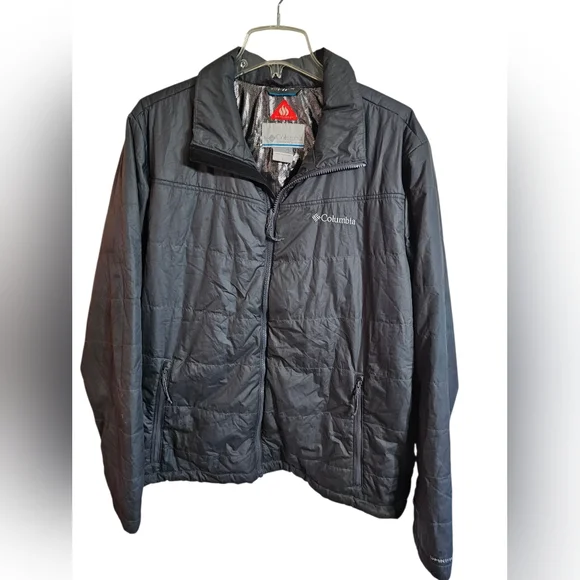 Columbia Mens Large Omni-Heat Interchange Jacket Gray Full Zip Winter Outdoor - Picture 2 of 8